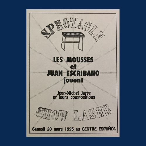 Flyer du concert du 20 mars 1993