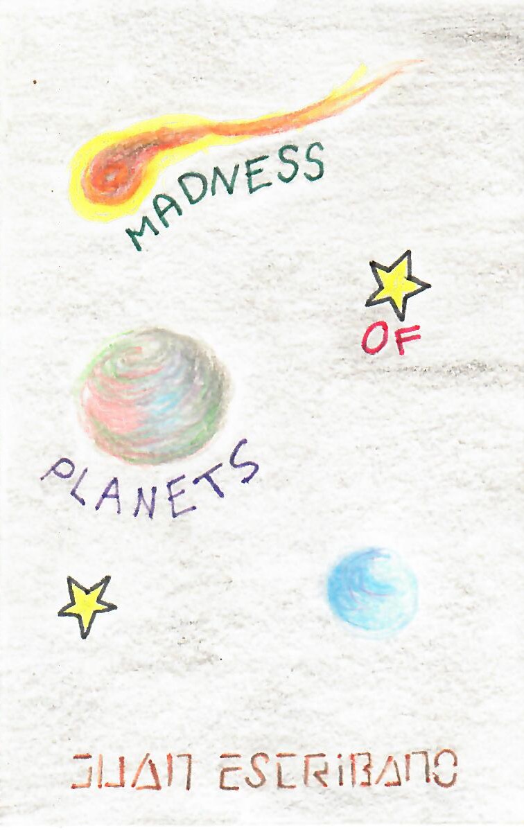 Pochette de sa cinquième cassette de démo, Madness of Planets.