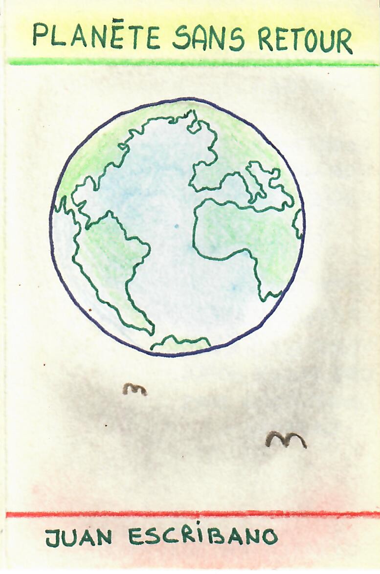 Pochette de sa première démo tape, Planète sans retour de 1990.